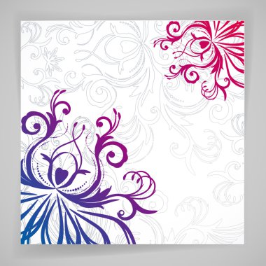 tasarlamak vektör çiçek arka plan ile oryantal çiçek.