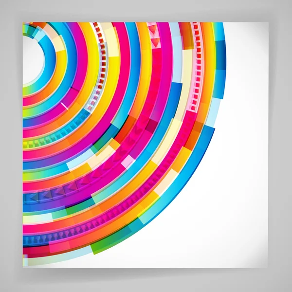 Cercles numériques abstraits fond vectoriel — Image vectorielle