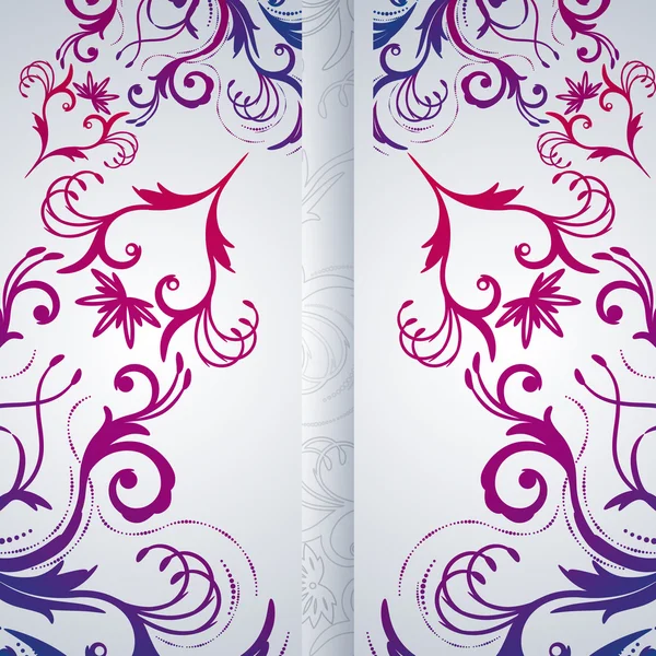 Fondo abstracto con elemento floral . — Vector de stock