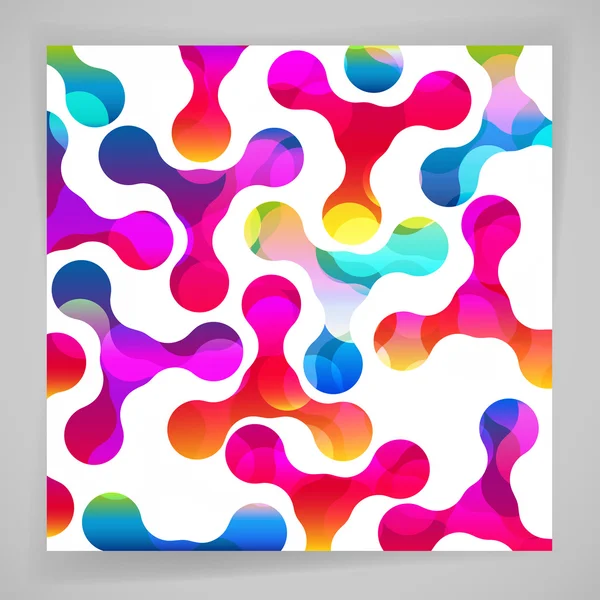 Abstrakt bakgrund med färgglada triangel element. — Stock vektor