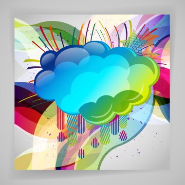 Arka plan renk tasarım öğeleri ile. 