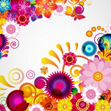 hediye kartı. çiçek tasarım arka plan.