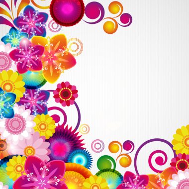 Hediyelik bayram çiçek tasarım arka plan.