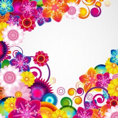 Hediyelik bayram çiçek tasarım arka plan.