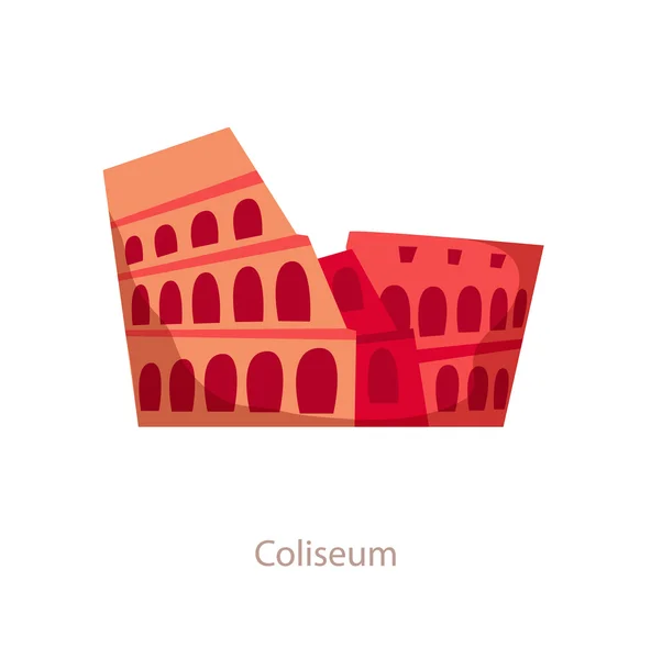 Coliseo. Roma hito . — Archivo Imágenes Vectoriales