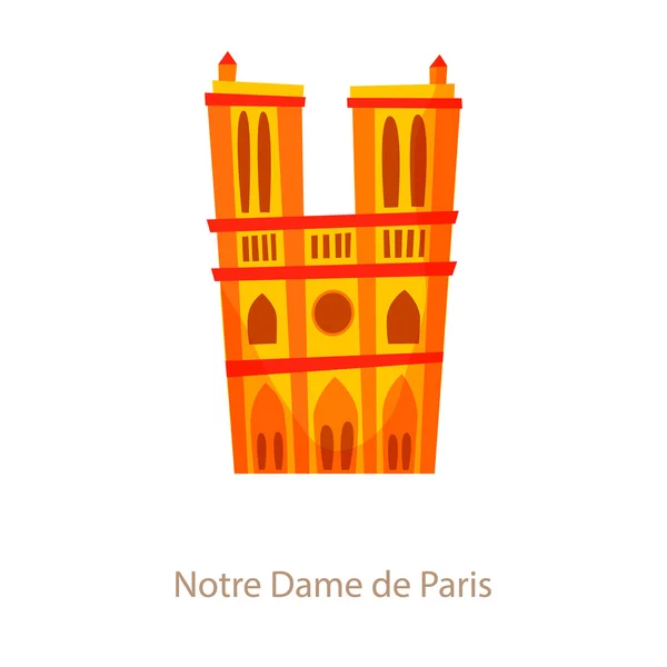 Notre Dame de Paris — Stock Vector