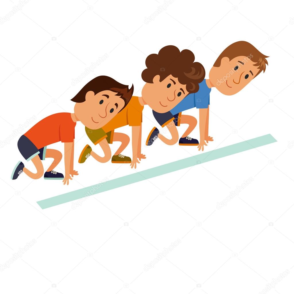 start line clipart