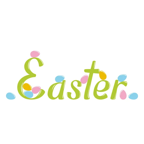 Easter vector lettering — Stock Vector