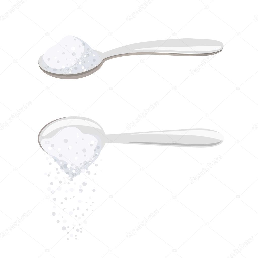 Sugar spoon set. — Stock Vector © nordfox 105364584