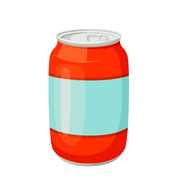 Bebidas y latas de soda — Vector de stock