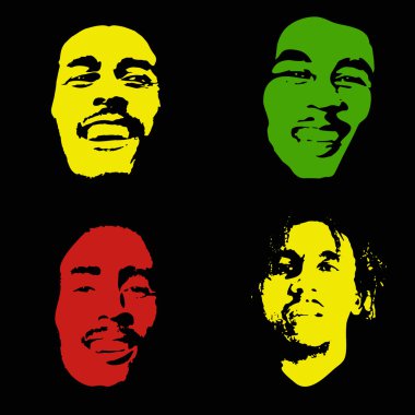 Bob Marley portrait