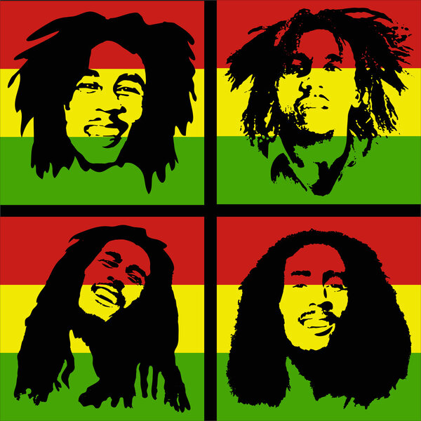 Bob Marley portrait