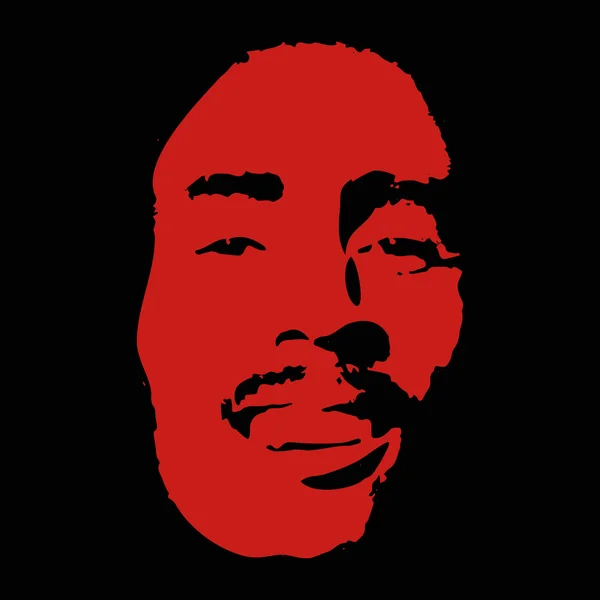 Bob Marley portrait — Stock vektor