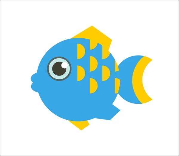 Globefish lub tetraodon — Wektor stockowy