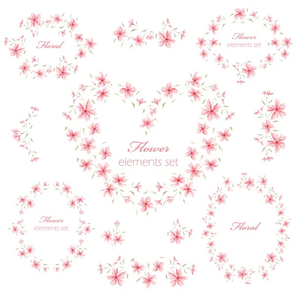 Floral Frame Collection 2 — Stock Vector