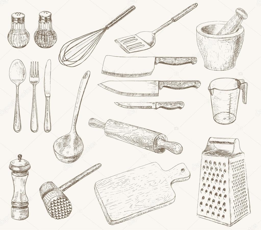 Kitchen utensils set