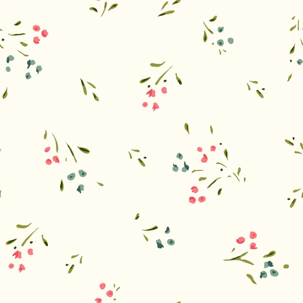 Kleine bloemenpatroon — Stockvector