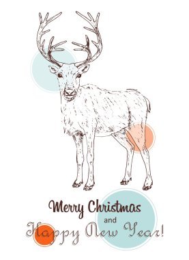 Noel reindeer arka plan