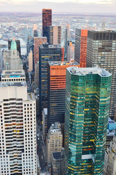 Vista aérea de la ciudad de Nueva York . — Foto de Stock