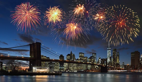 Fireworks Nyc üzerinde.