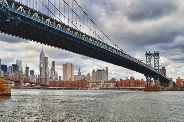 De manhattan bridge — Stockfoto