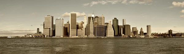 Панорама острова Манхэттен . — стоковое фото