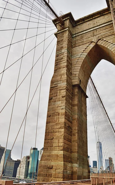 Ponte de Brooklyn, nyc . — Fotografia de Stock