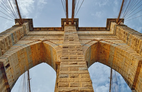 Puente de Brooklyn, Nueva York . — Foto de Stock