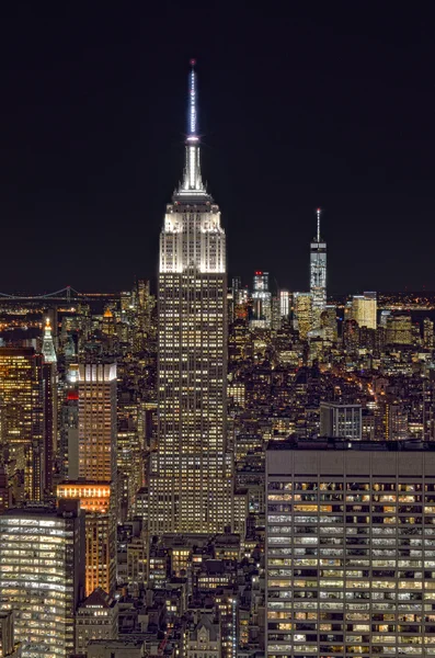 Las luces de Nueva York . — Foto de Stock