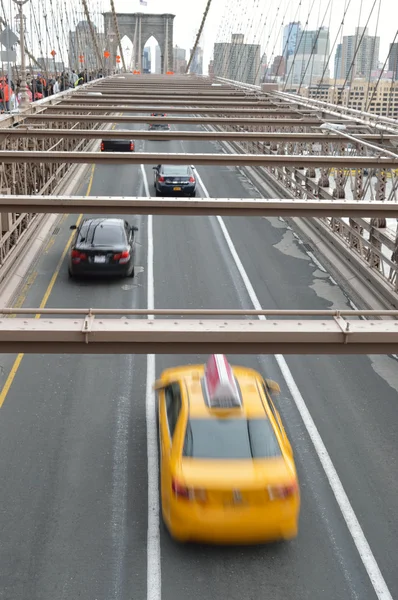 Yellow taxi, NYC. — Stock Photo, Image