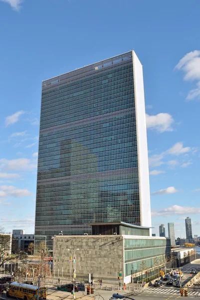 联合国总部大楼. — 图库照片