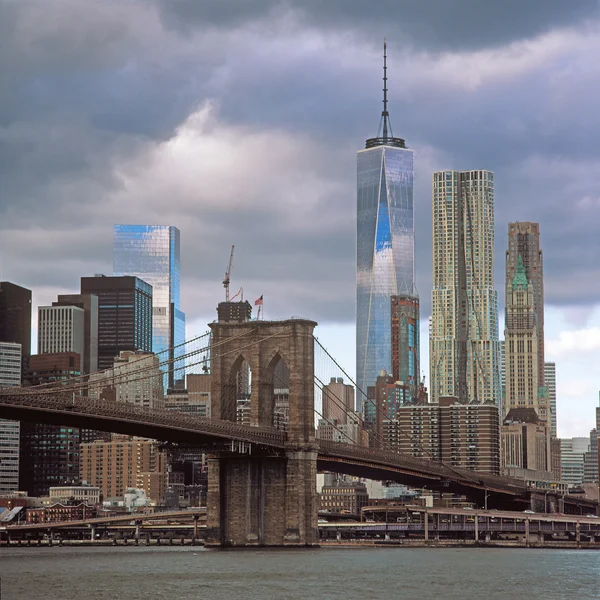 Brooklyn Bridge, Estados Unidos . — Foto de Stock