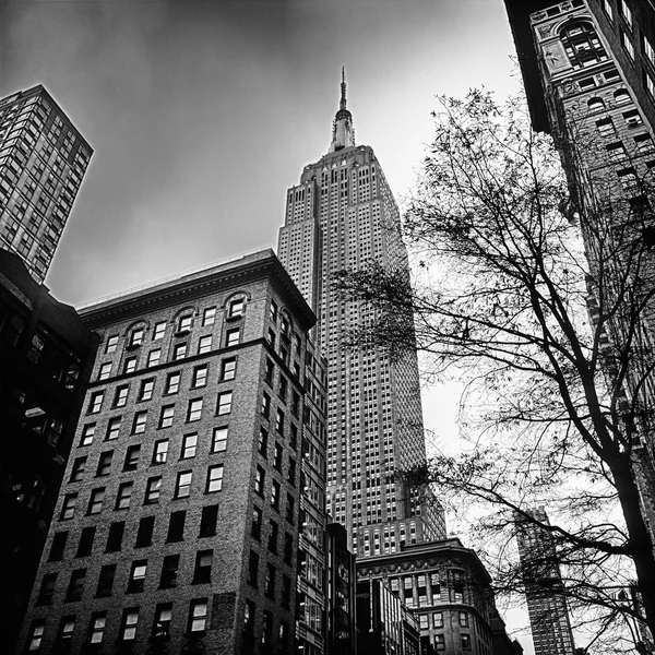 NYC - looking up. — Stock Photo, Image