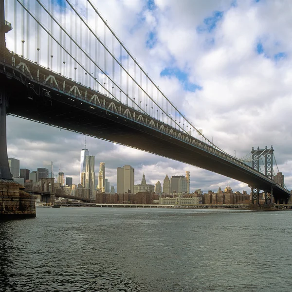 Manhattan bridge, Nyc. — Zdjęcie stockowe