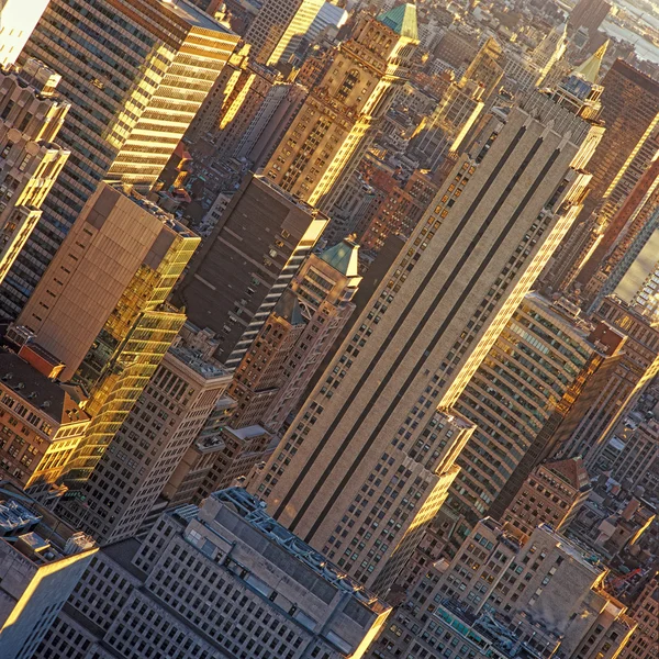 Aerial view of the New York City. — Stock Photo, Image