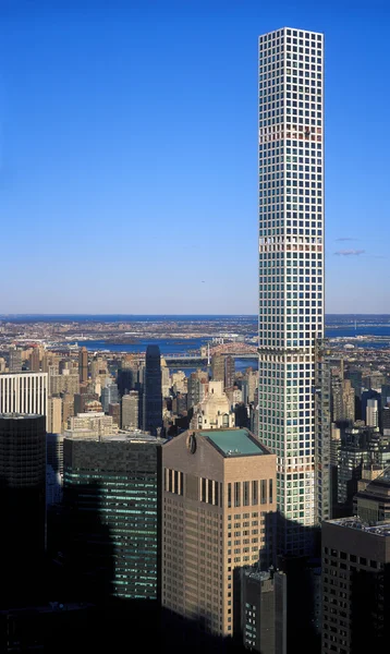 Vista aérea da cidade de Nova Iorque . — Fotografia de Stock