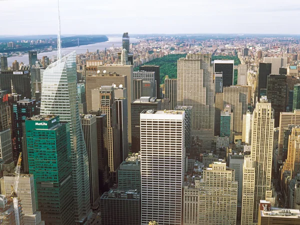 Aerial view of NYC. — Stock Photo, Image