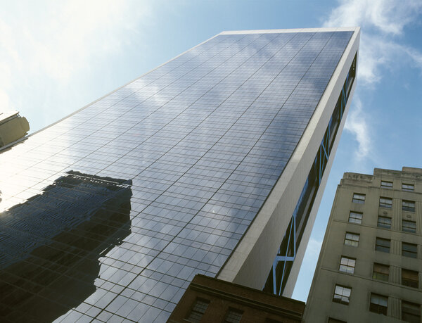 New York City - looking up. Buildings of Manhattan.