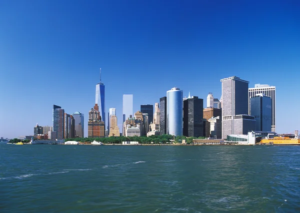 Manhattan på en solig dag. — Stockfoto