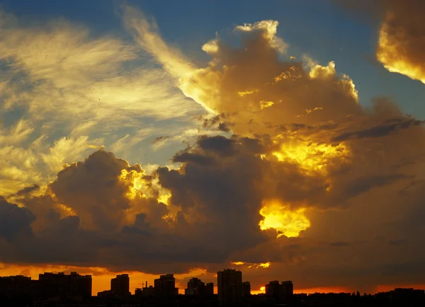 Pôr do sol. — Fotografia de Stock