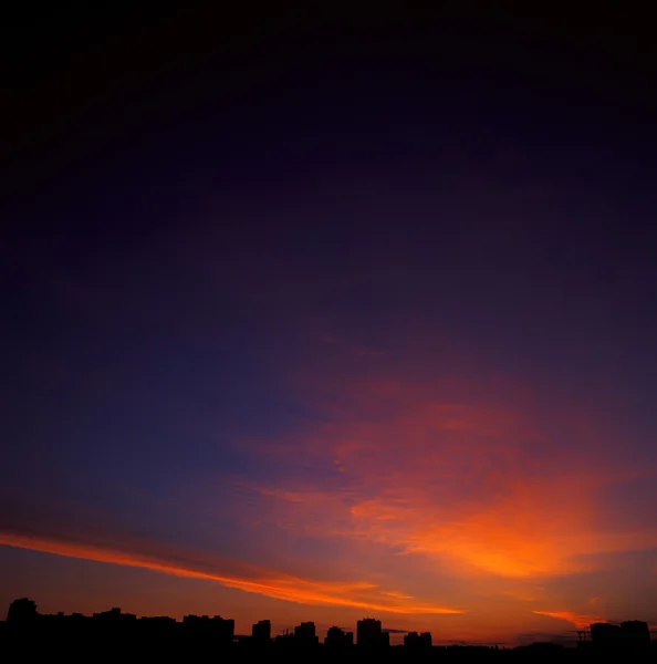 Zonsondergang. — Stockfoto