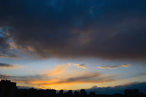 Pôr do sol. — Fotografia de Stock