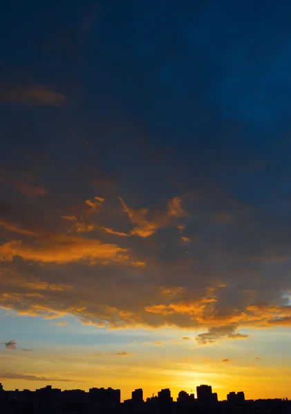 Pôr do sol. — Fotografia de Stock