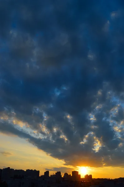 Solnedgång. — Stockfoto