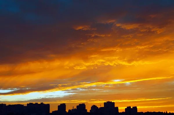 Pôr do sol. — Fotografia de Stock