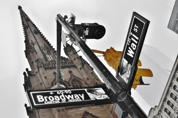 NYC street signs. — Stock Photo, Image