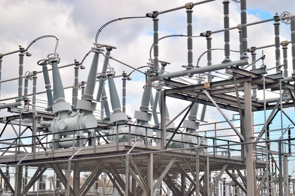 Electric power substation. — Stock Photo, Image