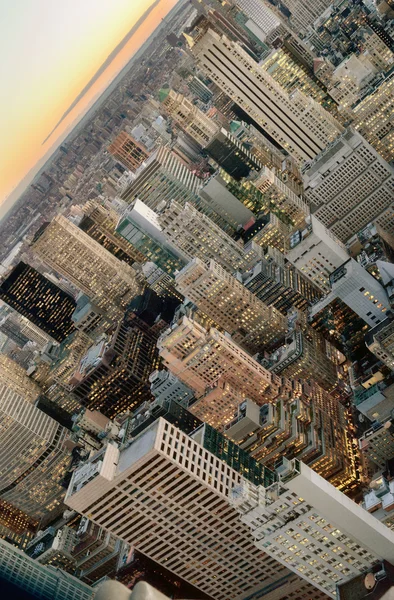 Vista aérea de la ciudad de Nueva York . —  Fotos de Stock