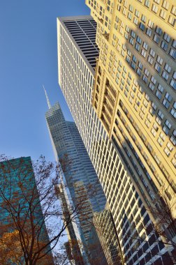 Manhattan'ın binalar.