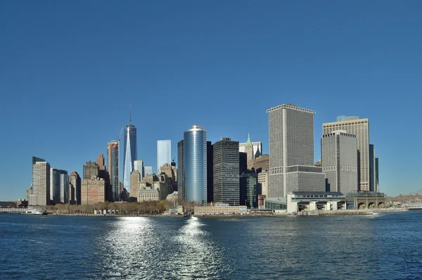 Güneşli bir Manhattan. — Stok fotoğraf